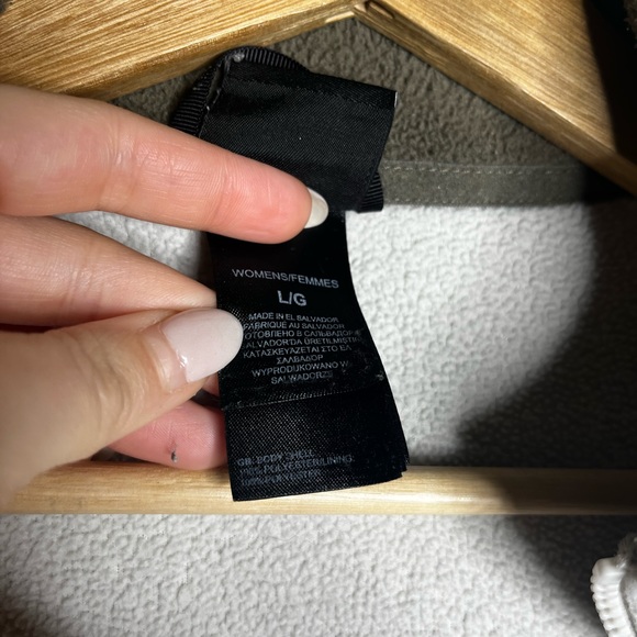 The north face full zip fleece jacket women’s size large white - Picture 10 of 11